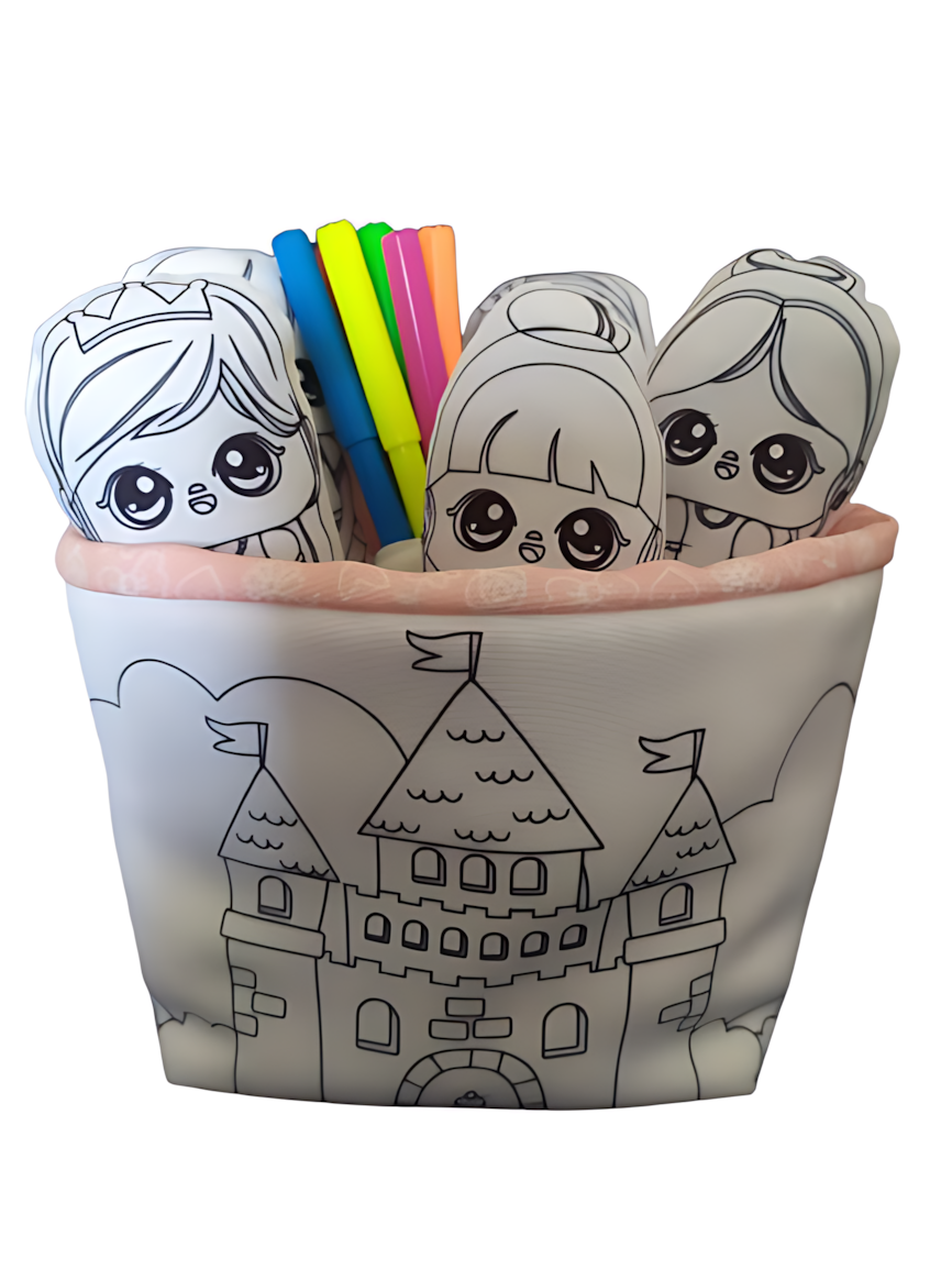 Kit de Pintura Reutilizável – Princesas | Brinquedo Educativo e Emocionante para Crianças (Cópia)
