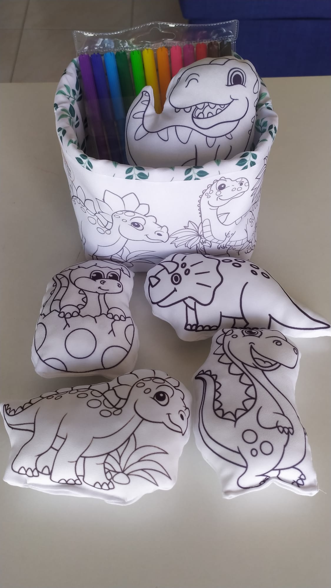 Kit de Pintura Reutilizável – Dinossauros| Brinquedo Lavável e Educativo (Cópia)