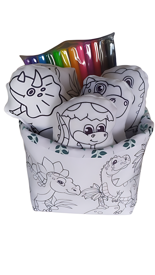 Kit de Pintura Reutilizável – Dinossauros| Brinquedo Lavável e Educativo (Cópia)