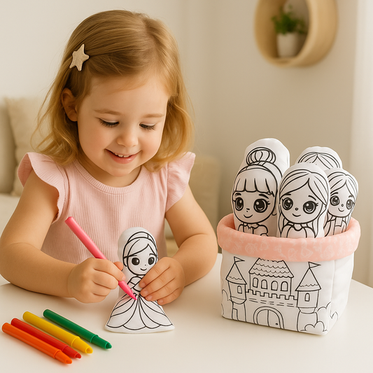 Kit de Pintura Reutilizável – Princesas | Brinquedo Educativo e Emocionante para Crianças (Cópia)